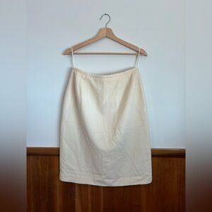 Liz Claiborne vintage Cream Wool Skirt